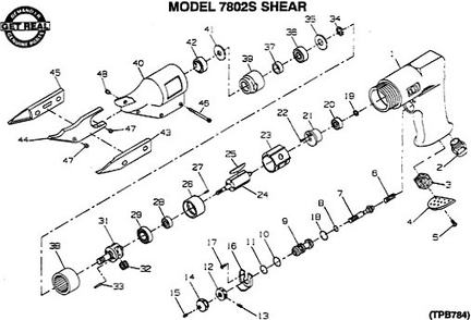 Part Location Diagram of 7802S-6027 Ingersoll Rand Spacer Bushing